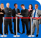 Crowd Control retractable Barriers