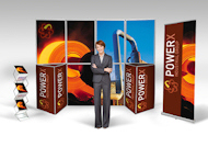 Modular 300 Kit - Compact Literature Rack + Eco-Rolla + Modular 300 Display
