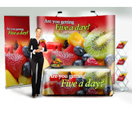 Pop-Up Bundle - Event Table + Compact Literature Rack + Eco-Rolla + Pop-Up Display