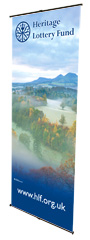 Folding banner Stand