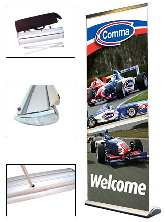 ROLL UP BANNER DISPLAY STAND