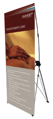 Folding banner Stand