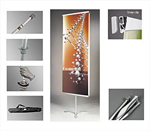 Lightweight Budget Banner stand