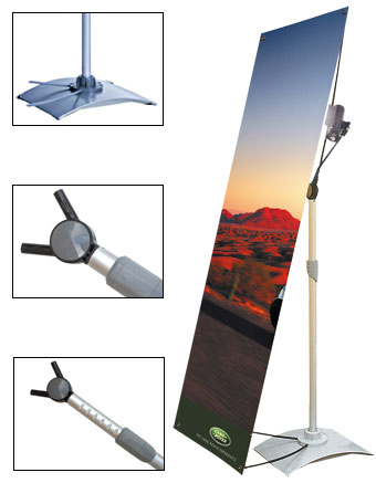 ROLLA II BANNER STAND