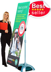 OUTDOOR BANNER STAND