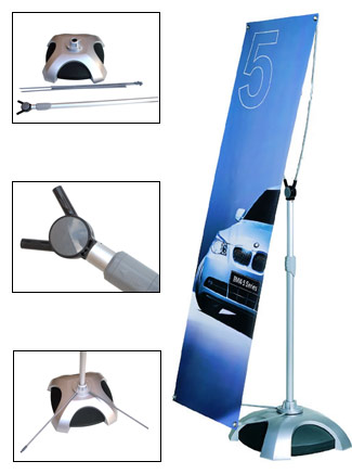 ROLLA II BANNER STAND
