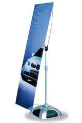 OUTDOOR BANNER STAND