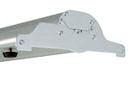 Easy change roll up banners cassette system