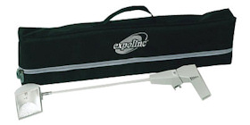 Optional 50w light with carry bag for roll up banner stand