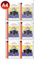 6x A4 Leaflet Dispenser Kit