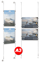 2x A3 Poster Holder Kit