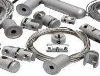 Cable Display Components - Poster Holders, Cables and Leaflet Dispensers