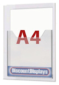 1xA4 Leaflet Dispenser on A4 panel