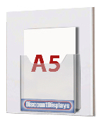 1xA5 Leaflet Dispenser on A4 panel