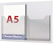 2xA5 Leaflet Dispenser on A3 panel