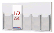 2xA5 Leaflet Dispenser on A1 panel