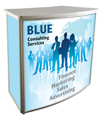 Trade show counters from Discount Displays at the best prices