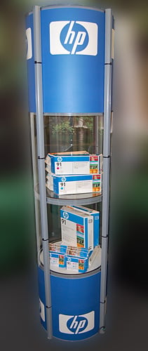 Pop-UP Display Case with x8 Graphic Panels  and Carry bag