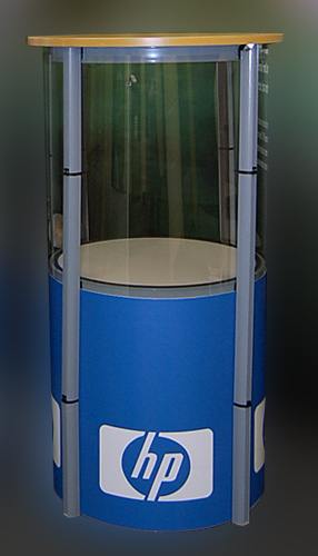 Pop-UP Display Case with x4 Graphic Panels