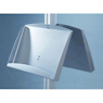 Steel double sided brochure holder shelf