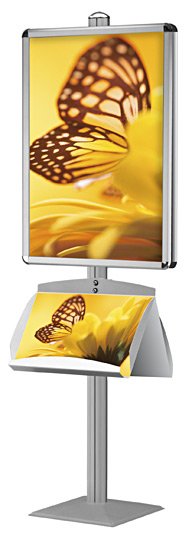 multifunctional Dynamic Poster Display ideal for instore POS and showrooms