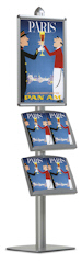multifunctional Dynamic Poster Display ideal for instore POS and showrooms