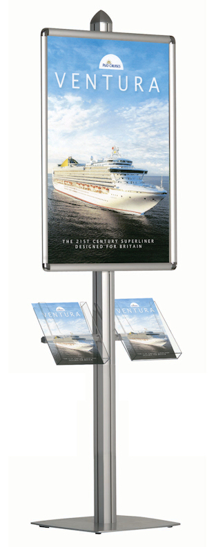 multifunctional Dynamic Poster Display ideal for instore POS and showrooms