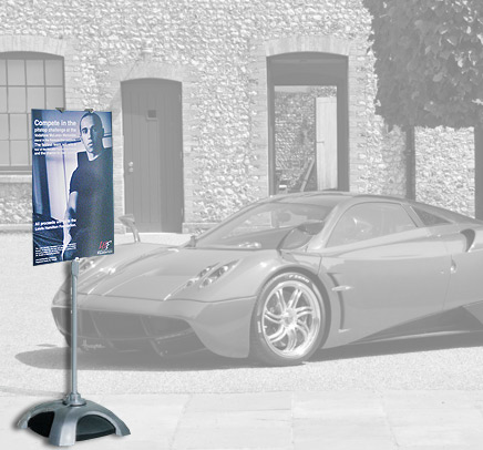 Roller Banner Stand Ideal for Shopping Centres