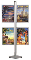 Quad Poster Display System