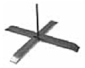 cross base for feather flag