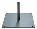 ground plate for flag pole