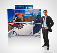 8 FOLDING PANEL TRADE SHOW DISPLAY