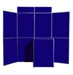 LARGE CUSTOM POLE AND PANEL MODULAR DISPLAYS