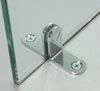 Constructed from 8mm CNC machined, tempered safety glass and joined by chrome plated connector brackets, the Gondolas sit on sturdy 18mm laminated wooden bases
