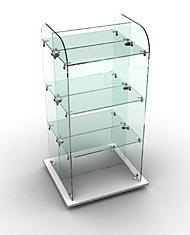 For the display of giftware, glassware, china and electrical goods