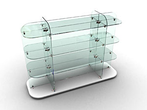 store display fixture shelves
