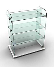 For the display of giftware, glassware, china and electrical goods