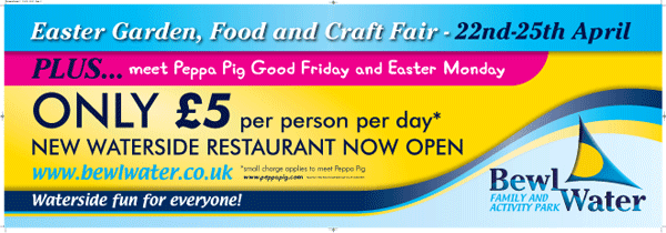 Craft fair event banner promotion