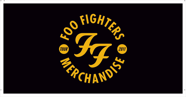 Music merchandise promotional banner