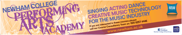 College production banner for upcoming event