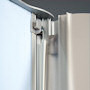 Hinged cover for easy poster access