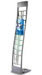 10-UP DELUXE FLAT PACK LITERATURE RACK