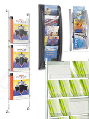 Wall Mounted Brochure Holders
