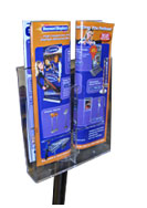 Stylish free standing literature stand