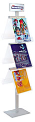 PYRAMID LITERATURE RACK