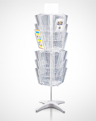 ROTATING LEAFLET DISPENSER