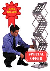 Z-UP FOLDING LITERATURE RACK