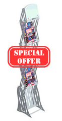 A4 3 pocket leaflet dispenser