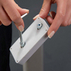Easy to assemble angled literature holder