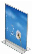Acrylic Mneu Holder